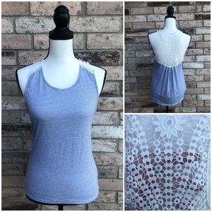 Women’s Blue & White Striped Tank